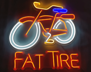 FAT TIRE - NEON SIGN