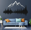 WHITE MOUNTAIN AND DARK FOREST WALL ART