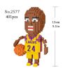 Mini Building Blocks Basketball Idol 3d Model Ornaments DIY Basketball Player Miniature Doll Building Block Toy Gift