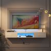 Wall Mounted Floating 65" TV Stand with 16 Color LEDs