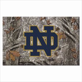 Notre Dame Scraper Mat 19"x30" - Camo