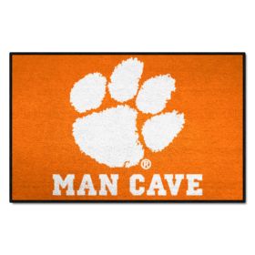 Clemson Man Cave Starter Rug 19"x30"