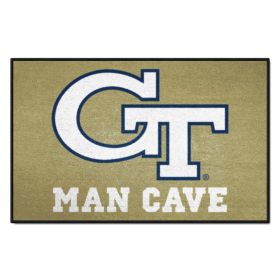 Georgia Tech Man Cave Starter Rug 19"x30"