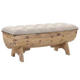 Storage Bench 40.6" Solid Wood Fir