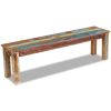 Bench Solid Reclaimed Wood 63"x13.8"x18.1"