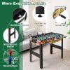 12-in-1 Combo Game Table Set with Foosball Air Hockey Pool Chess and Ping Pong