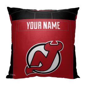 [Personalization Only] OFFICIAL NHL Jersey Personalized Pillow - Devils