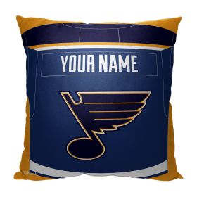 [Personalization Only] OFFICIAL NHL Jersey Personalized Pillow - Blues