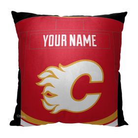 [Personalization Only] OFFICIAL NHL Jersey Personalized Pillow - Flames