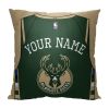 [Personalization Only] OFFICIAL NBA Jersey Personalized Pillow - Milwaukee Bucks