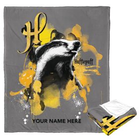 [Personalization Only] Harry Potter - Watercolor Hufflepuff (Personalized Silk Touch Throw)