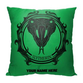 [Personalization Only] WB - Harry Potter - Bold Slytherin (Personalized 18X18 Printed Throw Pillow)