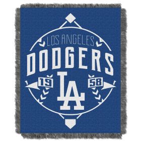 Dodgers OFFICIAL MLB "Ace" Woven Jacquard Throw Blanket