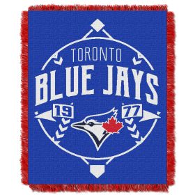 Blue Jays OFFICIAL MLB "Ace" Woven Jacquard Throw Blanket