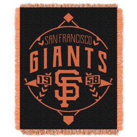 SF Giants OFFICIAL MLB "Ace" Woven Jacquard Throw Blanket