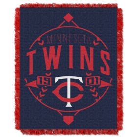 Twins OFFICIAL MLB "Ace" Woven Jacquard Throw Blanket