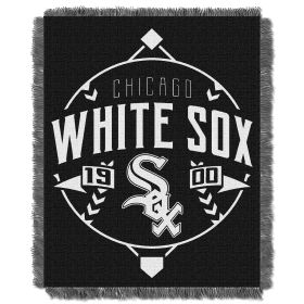 White Sox OFFICIAL MLB "Ace" Woven Jacquard Throw Blanket