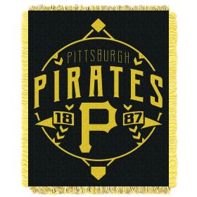 Pirates OFFICIAL MLB "Ace" Woven Jacquard Throw Blanket