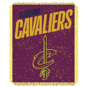 Cavaliers OFFICIAL NBA "Headliner" Woven Jacquard Throw Blanket