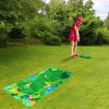 Golf Game Set Golf Game Training Mat Chipping Mat 20Pcs Sticky Golf Balls Indoor Outdoor Golf Practice Mat