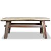 Bench Solid Reclaimed Wood 39.4"x11"x16.9"