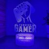 1pc 3D Night Light Game GAMER Atmosphere Desk Lamp With Touch Button; Children's Room Bedroom Decoration