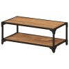 Coffee Table 35.4"x17.7"x13.8" Solid Acacia Wood