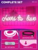 Cheers To Love Neon Sign 17.7x3.9 inch For Wall Decor USB Powered Led Lights