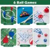 12-in-1 Combo Game Table Set with Foosball Air Hockey Pool Chess and Ping Pong