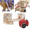 Racing Car Wooden 3D Model Puzzle Kids DIY Jigsaw Brain Teaser Building Blocks