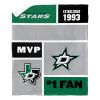 [Personalization Only] OFFICIAL NHL Colorblock Personalized Silk Touch Sherpa Throw Blanket - Dallas Stars