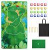 Golf Game Set Golf Game Training Mat Chipping Mat 20Pcs Sticky Golf Balls Indoor Outdoor Golf Practice Mat