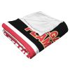 [Personalization Only] OFFICIAL NHL Colorblock Personalized Silk Touch Throw Blanket - Calgary Flames