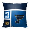 [Personalization Only] OFFICIAL NHL Colorblock Pillow - St. Louis Blues