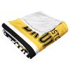 [Personalization Only] OFFICIAL NHL Colorblock Silk Touch Throw Blanket - Boston Bruins