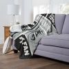 [Personalization Only] OFFICIAL NHL Colorblock Personalized Silk Touch Sherpa Throw Blanket - Los Angeles Kings