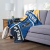 [Personalization Only] OFFICIAL NHL Colorblock Personalized Silk Touch Throw Blanket - St. Louis Blues