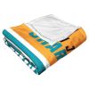 [Personalization Only] OFFICIAL NHL Colorblock Personalized Silk Touch Throw Blanket - San Jose Sharks