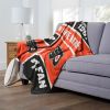 [Personalization Only] OFFICIAL NHL Colorblock Personalized Silk Touch Throw Blanket - Philadelphia Flyers