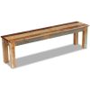 Bench Solid Reclaimed Wood 63"x13.8"x18.1"