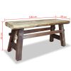 Bench Solid Reclaimed Wood 39.4"x11"x16.9"