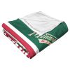 [Personalization Only] OFFICIAL NHL Colorblock Personalized Silk Touch Throw Blanket - Minnesota Wild