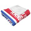 [Personalization Only] OFFICIAL NHL Colorblock Silk Touch Throw Blanket - New York Rangers