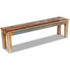 Bench Solid Reclaimed Wood 63"x13.8"x18.1"