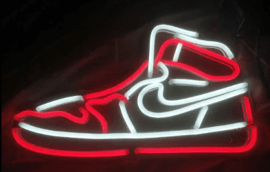 AIR JORDAN - NEON SIGN (Color: Red)