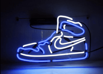 AIR JORDAN - NEON SIGN (Color: Blue)