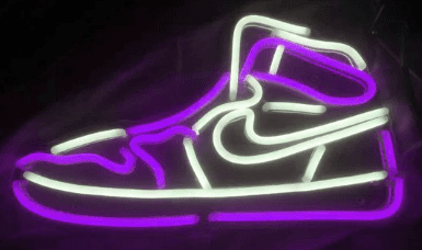 AIR JORDAN - NEON SIGN (Color: Purple)