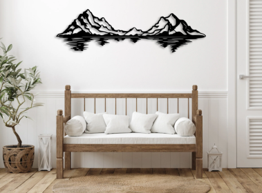 MOUNTAIN RANGE REFLECTION (Color: Black)