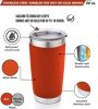 Stainless Steel Tumbler for Hot or Cold Drinks - 4 Color Options