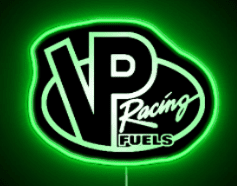 VP RACING FUELS LOGO - NEON SIGN (Color: Green)